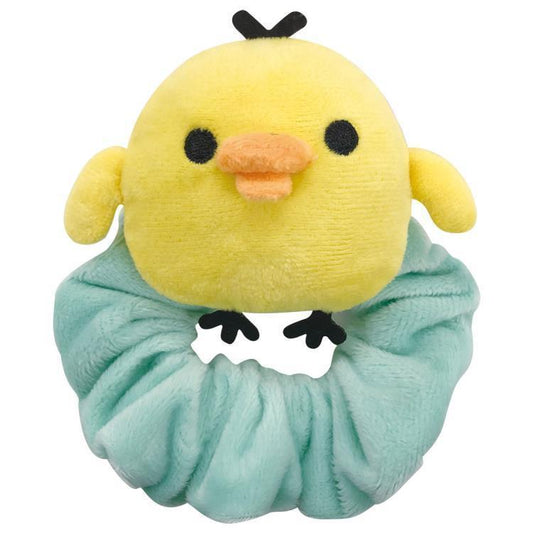 San-X | Rilakkuma Face Mascot Scrunchie - Kiiroitori