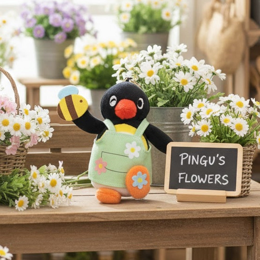 Pingu Korea | Pingu Florist Mascot With Card