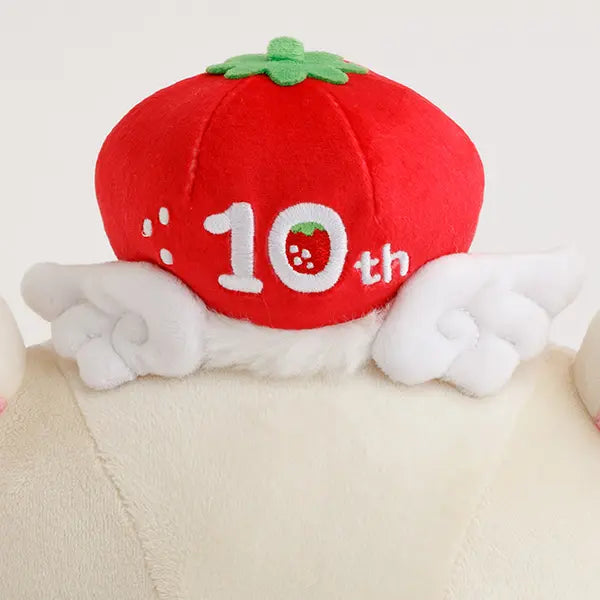 San-X | Rilakkuma Tochigi's Strawberry Ambassador Special Plush Toy - Korilakkuma