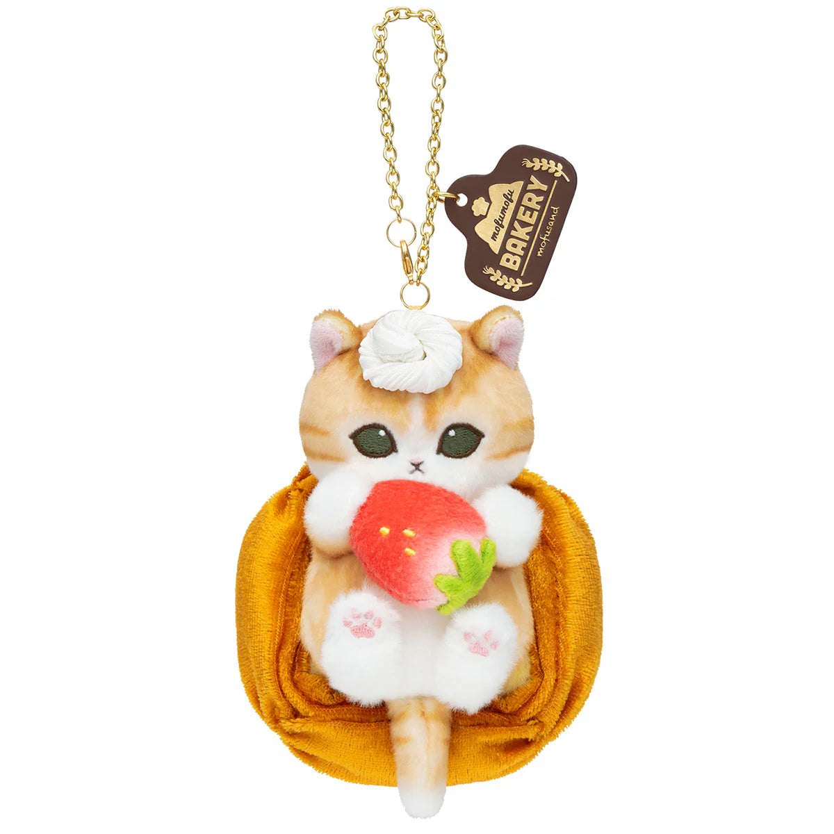 Mofusand | Mofusand Bakery Danish Meow Mascot Keychain - Strawberry