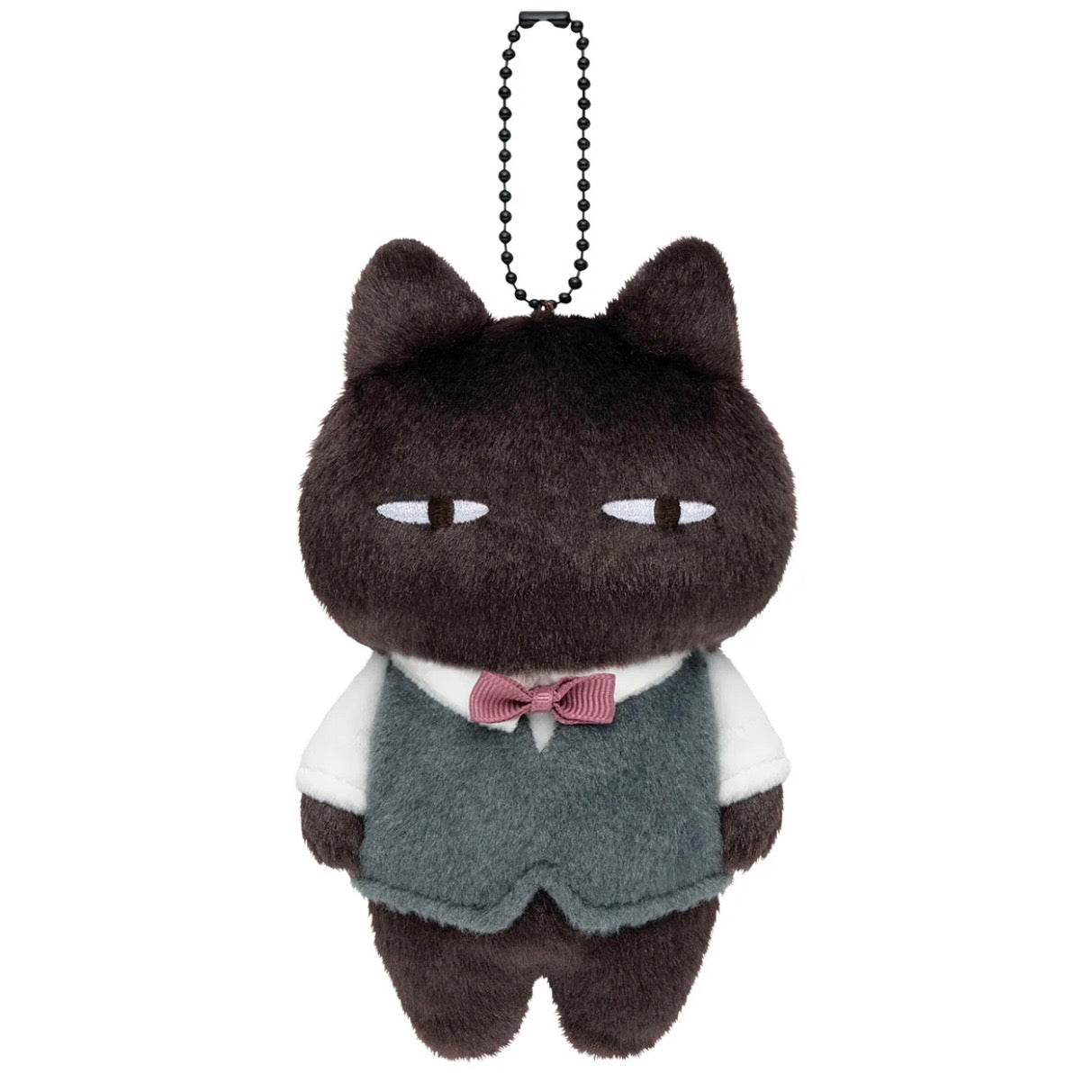 White Tiger and Black Tiger Cat Mascot - Black Cat Master