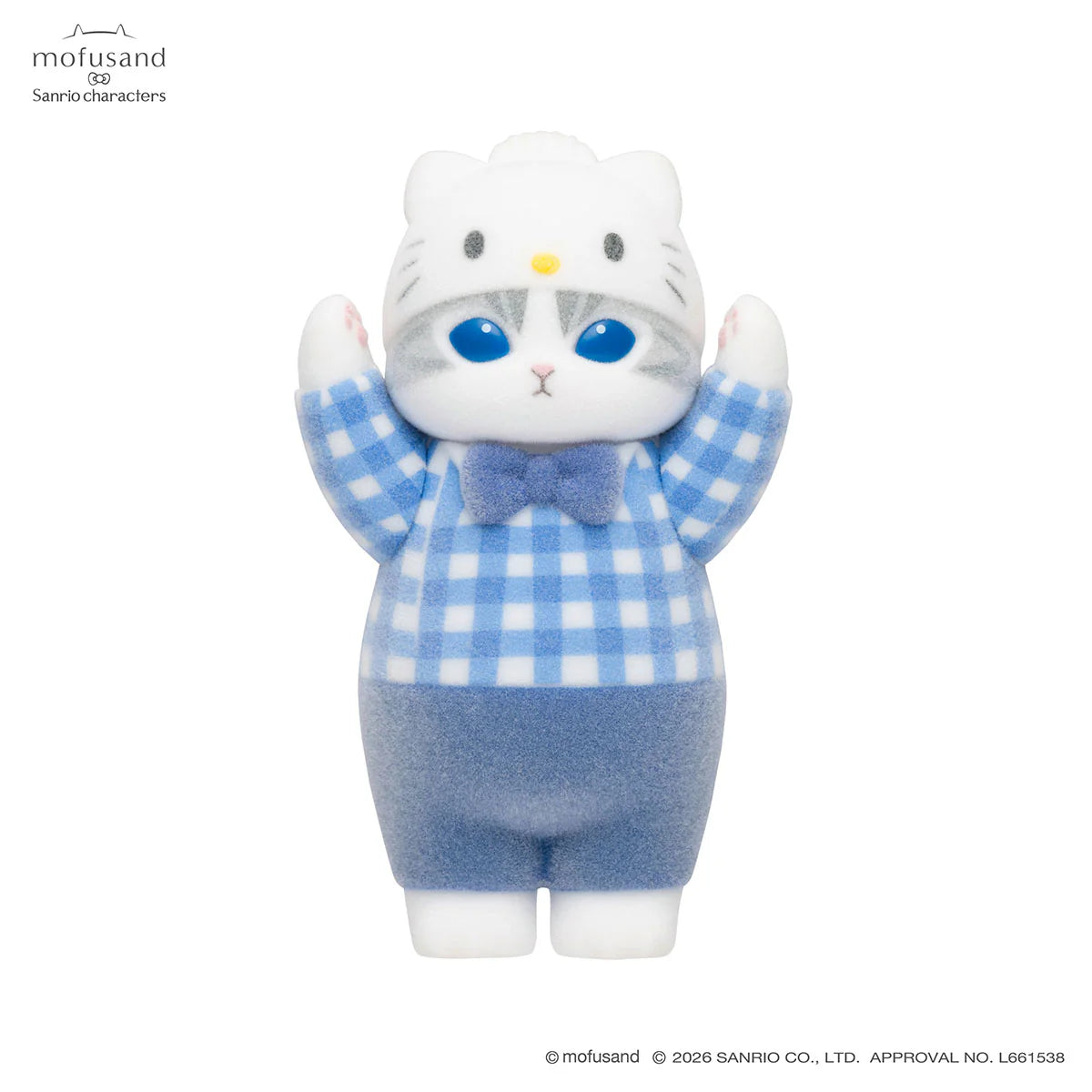 Mofusand | Sanrio Characters x Mofumofu Flocked Figure Trading Collection Vol.1 Blind Box (8 Types)