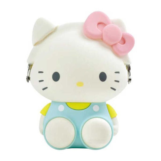 Sanrio | 3D Pochi Hello Kitty Overalls Pouch - Light blue