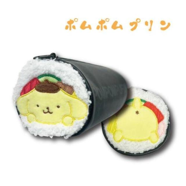 Sanrio | Sanrio Characters Sushi Roll Shaped Plush Pen Case