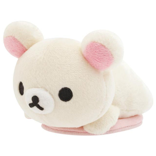 San-X | Rilakkuma Together Suyasuya Series Stucky Nesoberi Plush Toy - Korilakkuma
