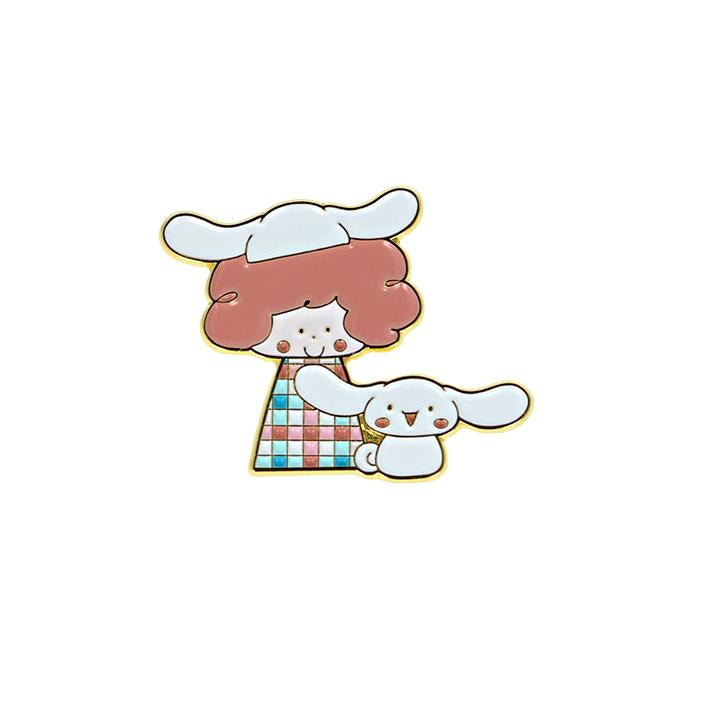 Sanrio | Mizutama × Sanrio Characters Pins Collection Blind Box (6 Types) - Brown