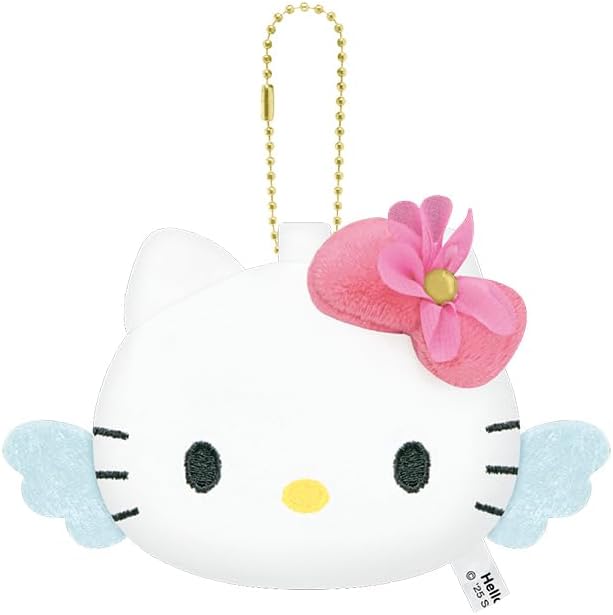 Sanrio | Sanrio Fantasy Angel Fairy Plush Mirror - Hello Kitty Pink Ribbon