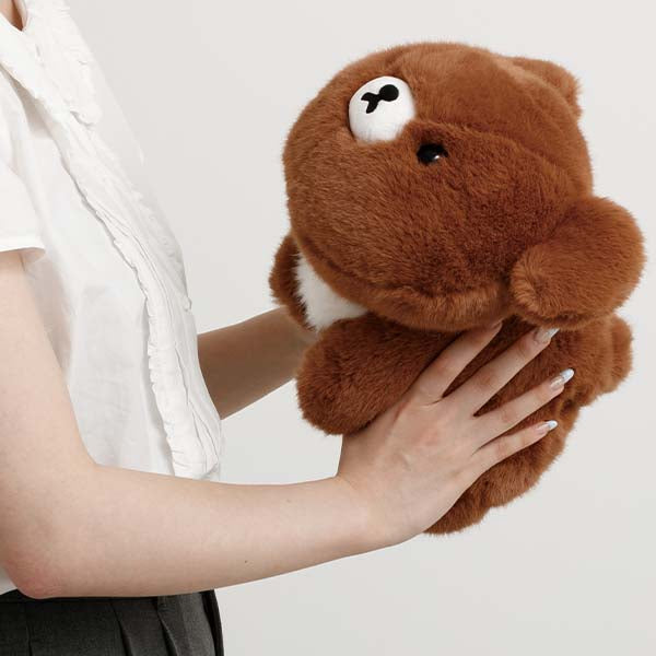 San-X | Chairoikoguma’s Kumakyun Days Plush Toy M - Chairoikoguma MV64401