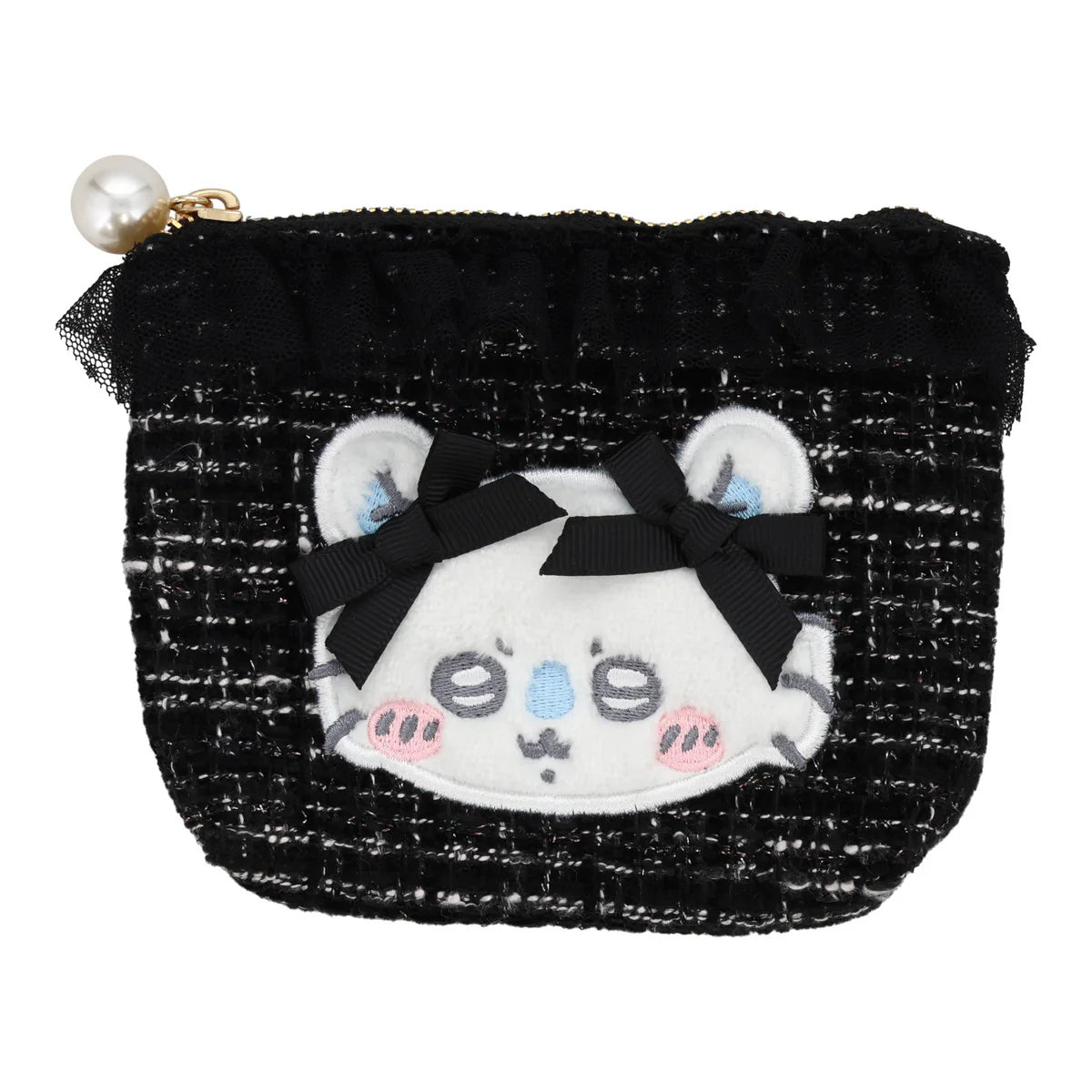 Chiikawa | 'Chiikawa Ribbon Tweed Tissue Pouch - Momonga