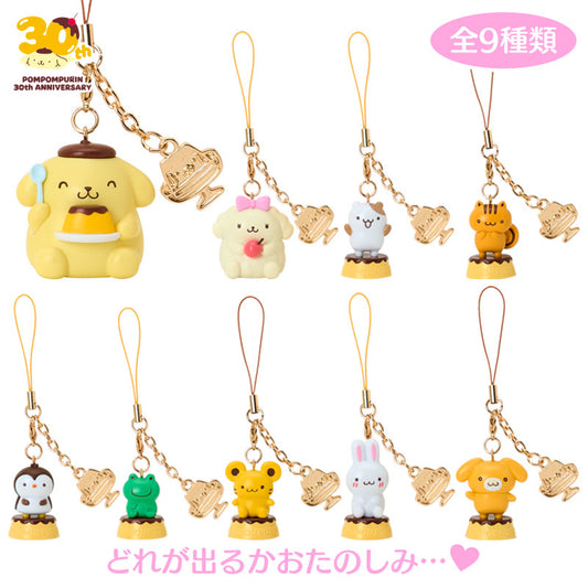 Sanrio | Pompompurin 30th Anniversary "Pudding Full and Happy Pudding Design Series" Secret Strap Blind Box (9 Types)
