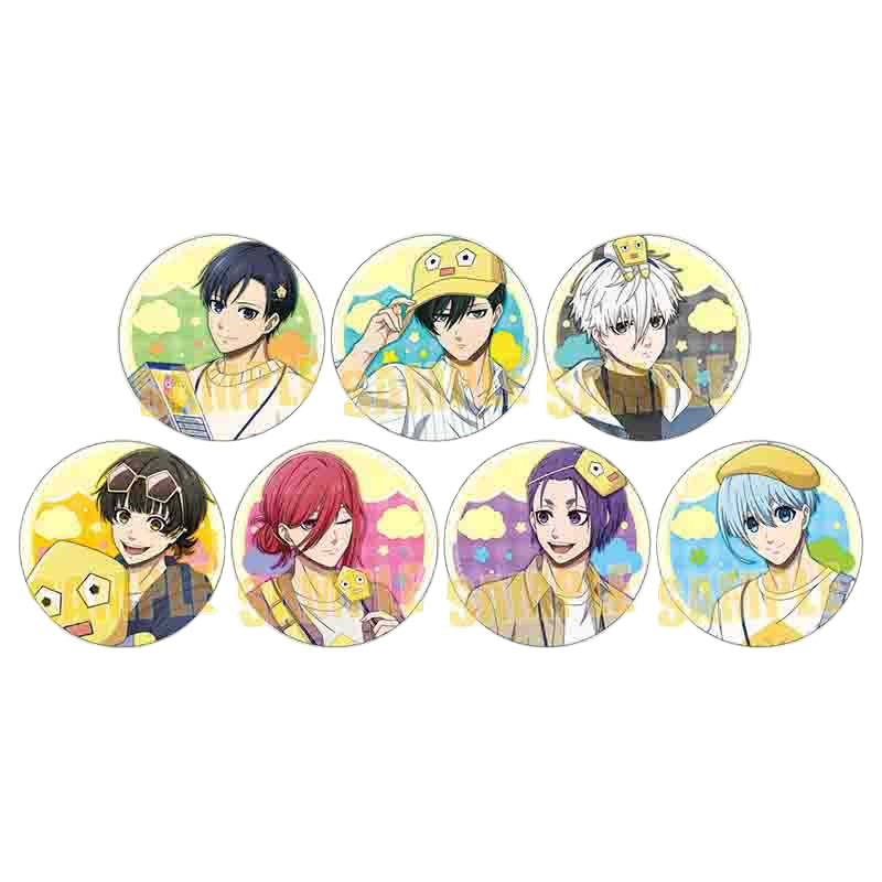 Blue Lock Trading Can Badge - Welcome to BLUE LOCK LAND Blind Box [1BOX 7Pcs]