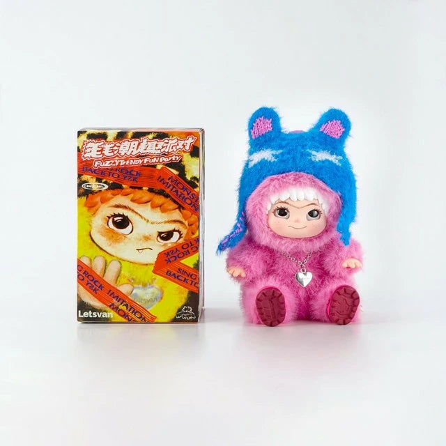 Wakuku | Wakuku Trading Mascot Series "FUZZY TRENDY FUN PARTY" Figure Blind Box (All 6 Types)