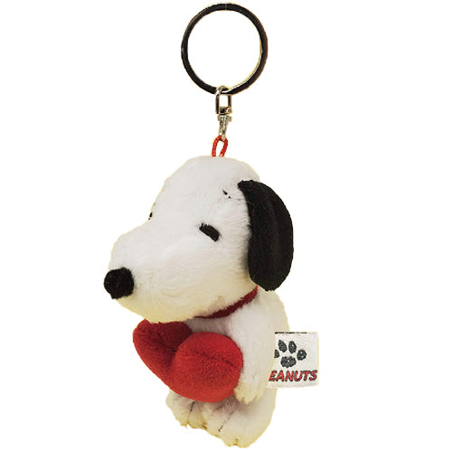 PEANUTS | Snoopy Heart Petit Fluffy Mascot Key Ring