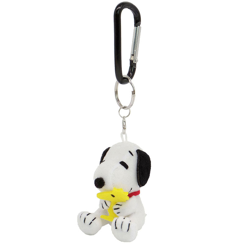 PEANUTS | Snoopy Sitting Carabina Mascot - Snoopy & Woodstock