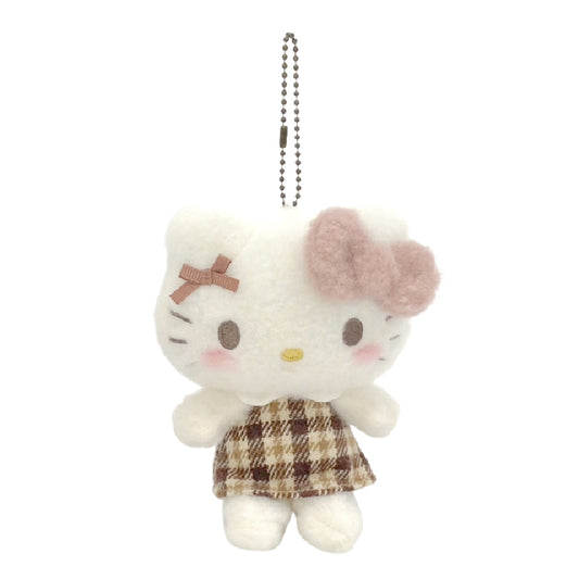 Sanrio | Sanrio Characters Fluffy Mocha Check Mascot - Hello Kitty