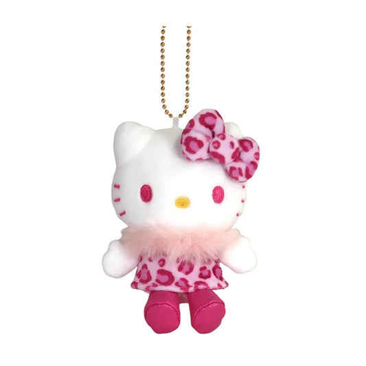 Sanrio | Hello Kitty MC Collection |  Hello Kitty Leopard Pink Mascot Holder