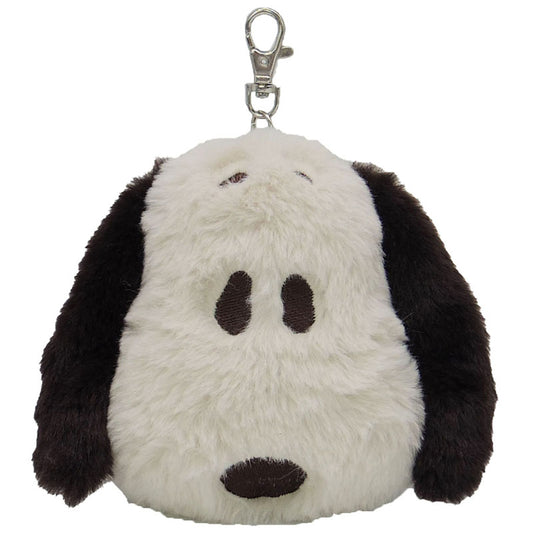 PEANUTS | Snoopy Face Pass Case - Mocha