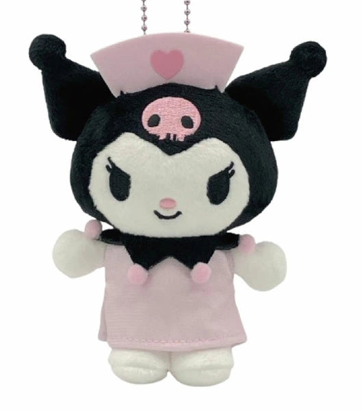 Sanrio | My Melody x Kuromi  MC Collection 208071 - 25 | Kuromi Mascot Holder - Nurse Pink