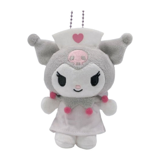 Sanrio | My Melody x Kuromi  MC Collection 208118-25 | Kuromi Mascot Holder - Nurse White