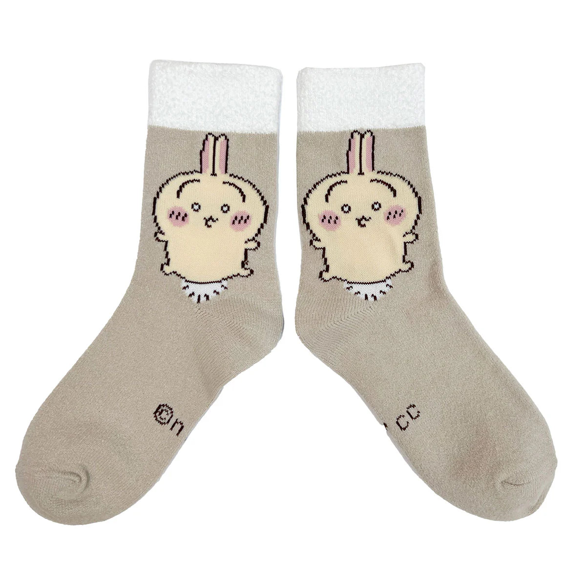 Chiikawa | Chiikawa Top Moltom Crew Socks for Women - 03 Usagi