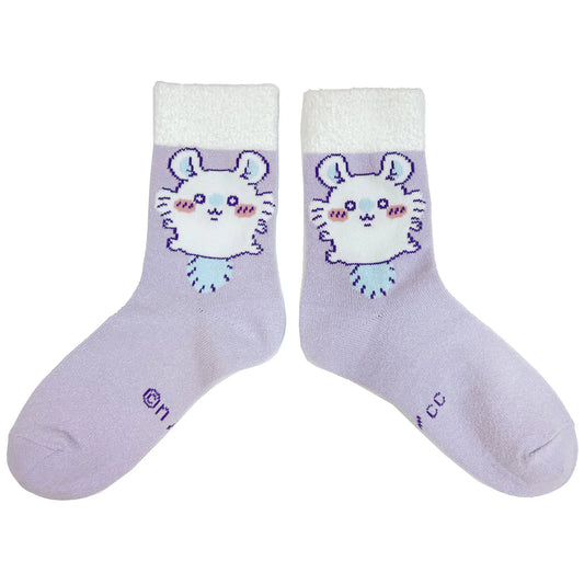 Chiikawa | Chiikawa Top Moltom Crew Socks for Women - 04 Momonga