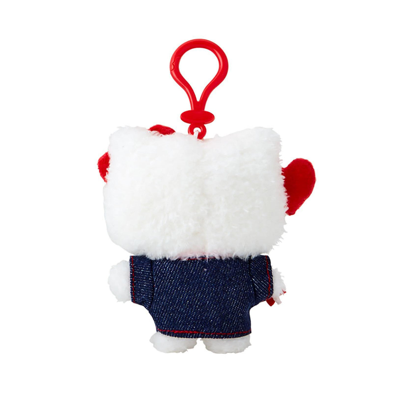 Sanrio | Denim Patch Design Series | Hello Kitty Mascot Holder Plush Keychain