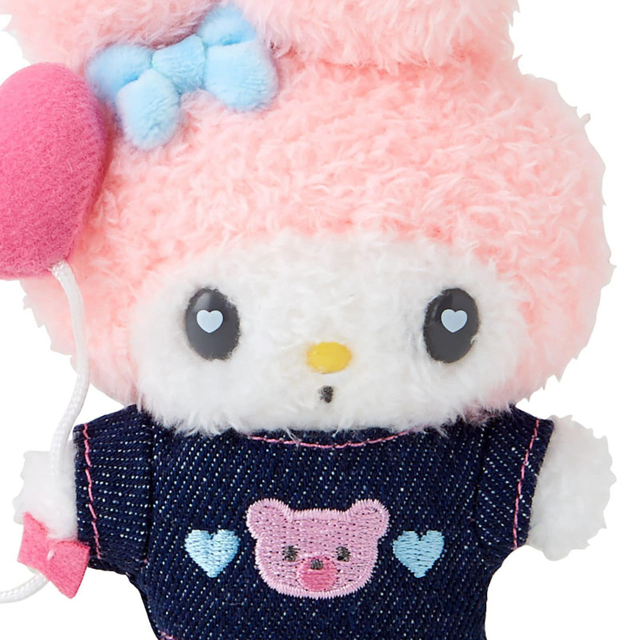 Sanrio | Denim Patch Design Series | My Melody Mascot Holder Plush Keychain