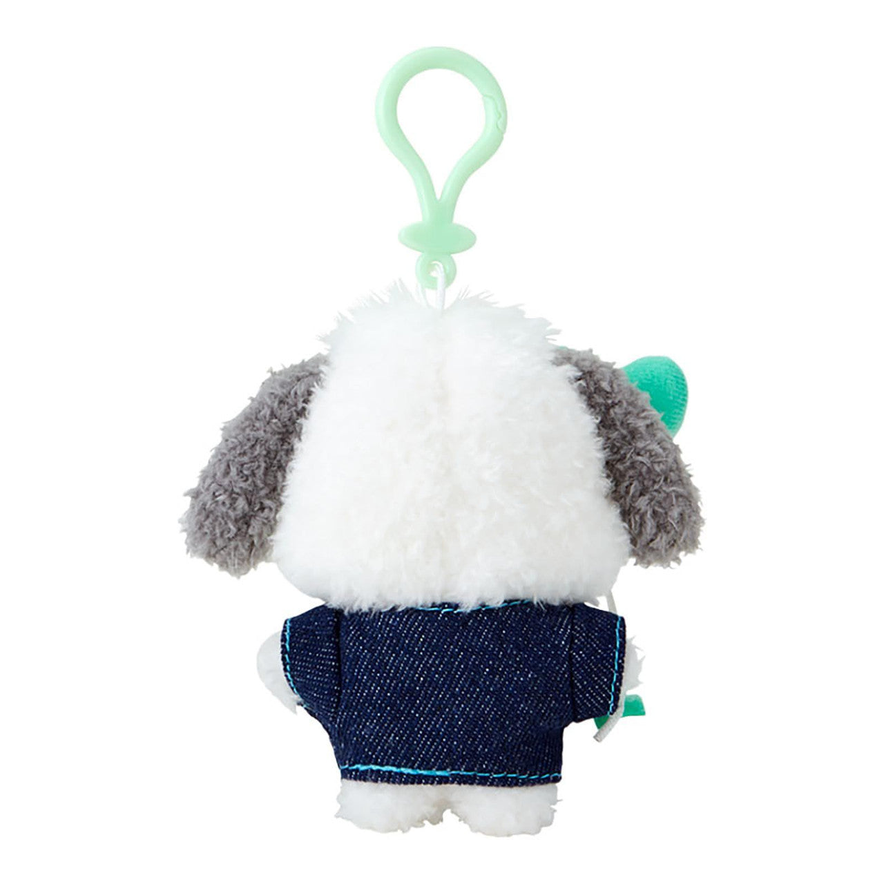 Sanrio | Denim Patch Design Series | Pochacco Mascot Holder Plush Keychain