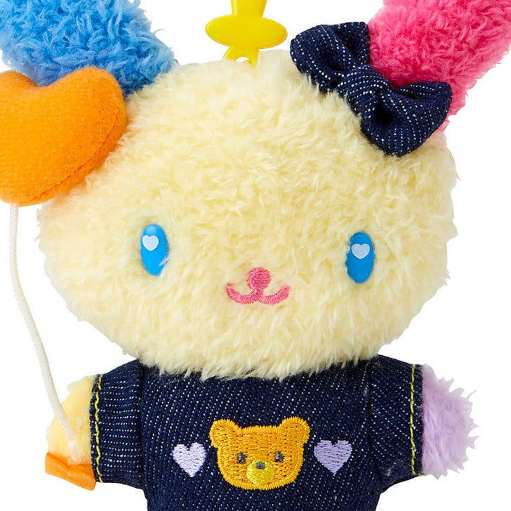 Sanrio | Denim Patch Design Series | Usahana Mascot Holder Plush Keychain