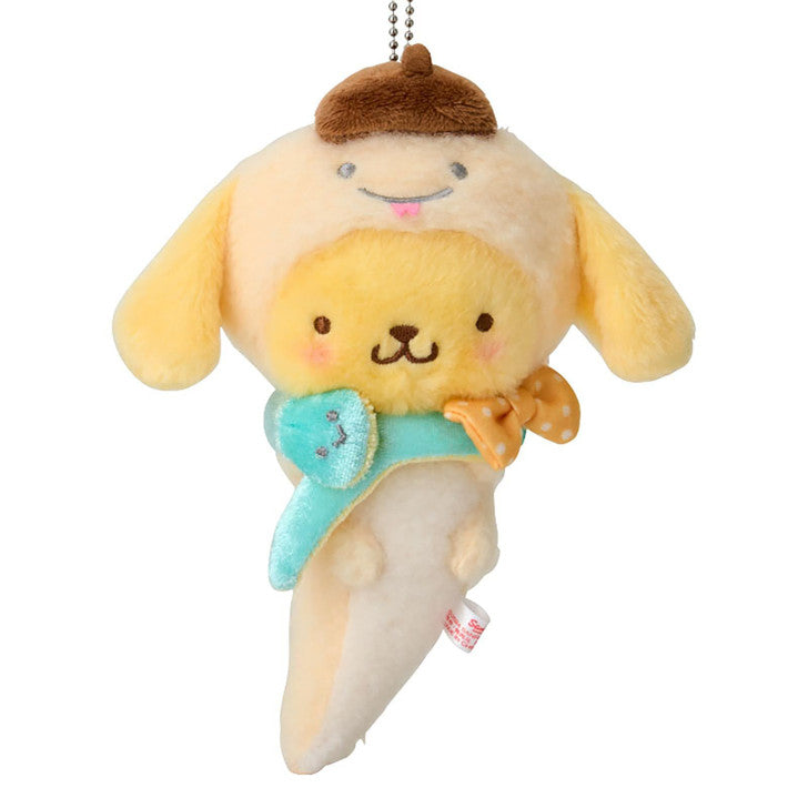 Sanrio | Zodiac Fortune Lucky Snake Mascot | Pompompurin Keychain