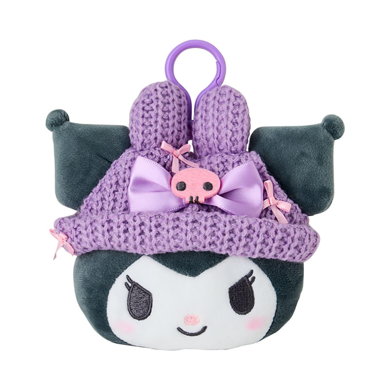 Sanrio | Face-Shaped Mini Pouch - Kuromi