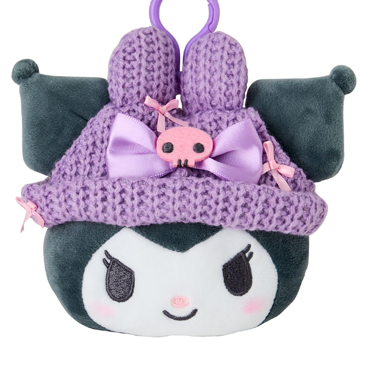 Sanrio | Face-Shaped Mini Pouch - Kuromi