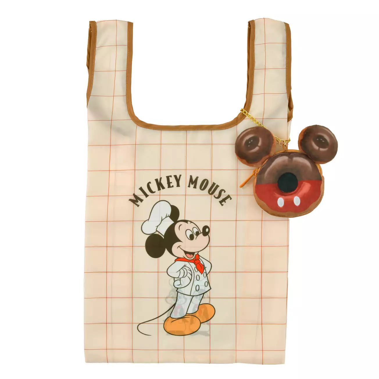 Disney | MICKEY'S BAKERY - Mickey, Chip & Dale Shopping Bag/Eco Bag with Pouch