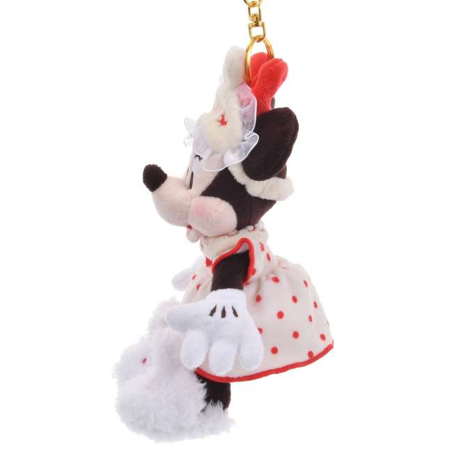 Disney | PAJAMA STYLE  Stuffed Toy Keychain - Minnie Mouse