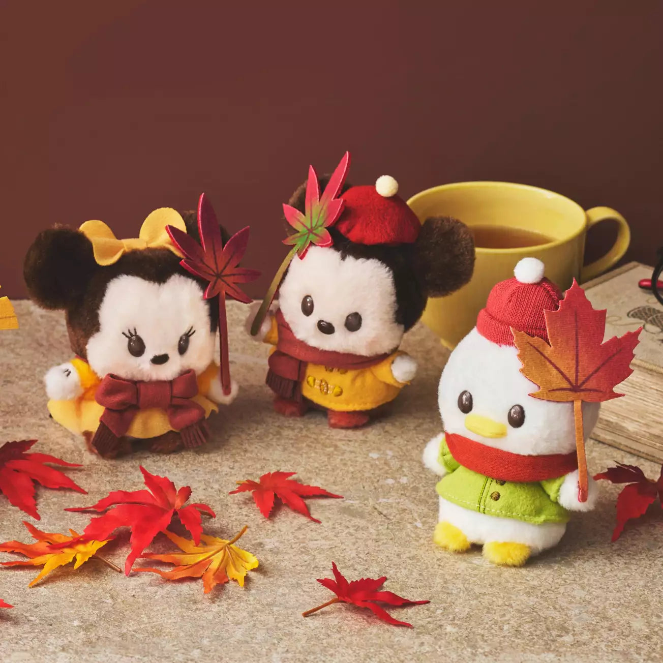Disney Store JP | Autumn Urupocha-chan Plush Toy - Minnie Mouse