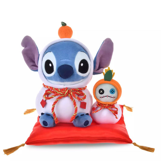 Disney Store JP | NEW YEAR STITCH 2026 Kagami Mochi Stitch & Scrump Plush Toy