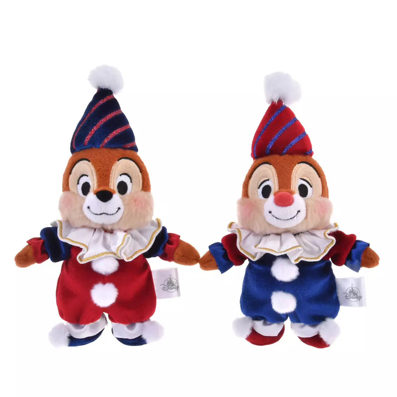 Disney Store JP | PIERROT COSTUME Series Plush Keychain - Chip