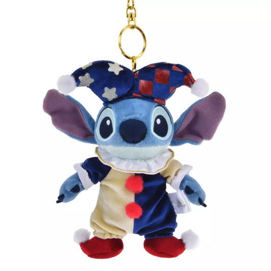 Disney Store JP | PIERROT COSTUME Series Plush Keychain - Stitch