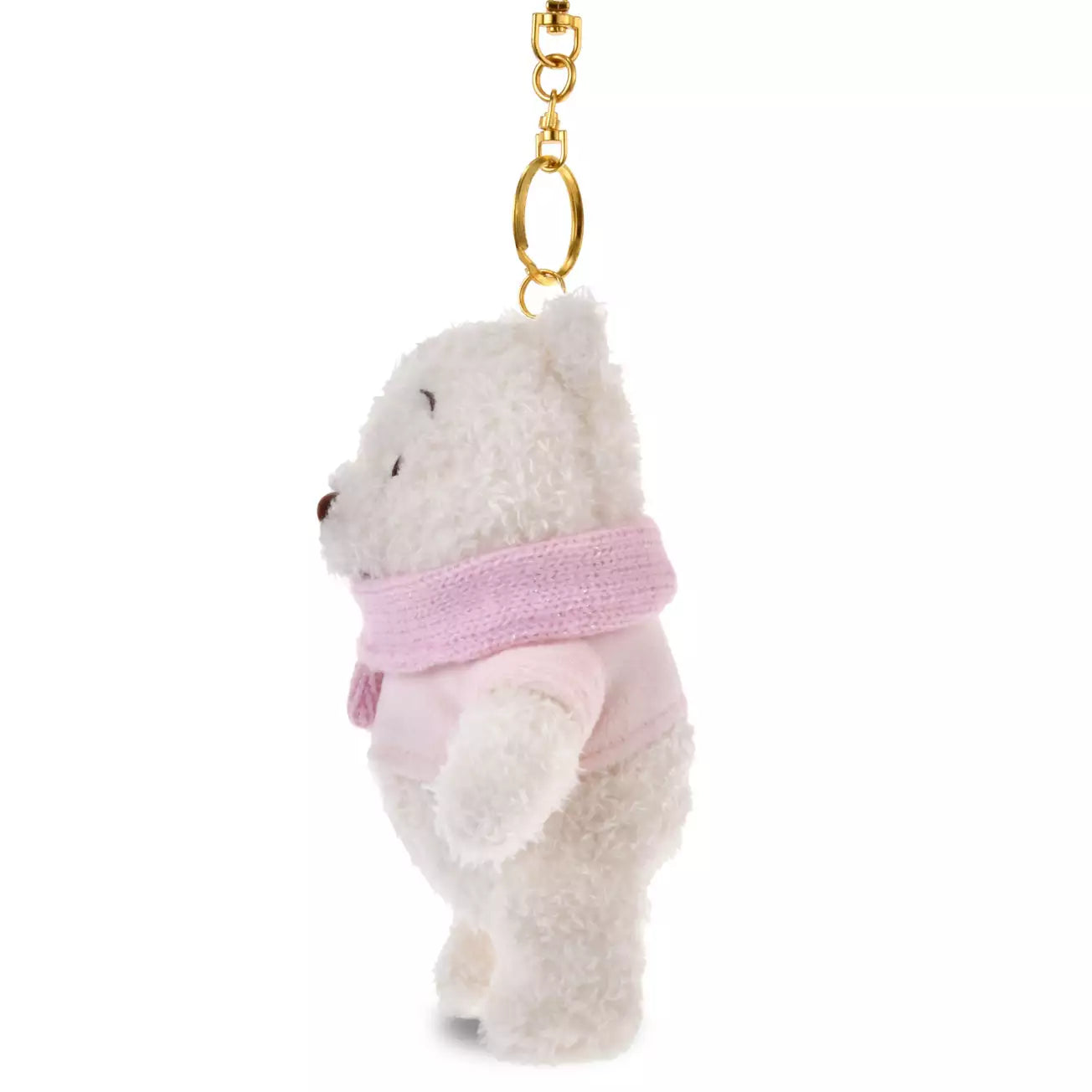 Disney Store JP | WHITE POOH Reversible Plush Keychain - Winnie the Pooh