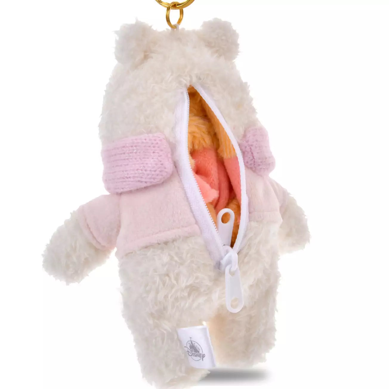 Disney Store JP | WHITE POOH Reversible Plush Keychain - Winnie the Pooh