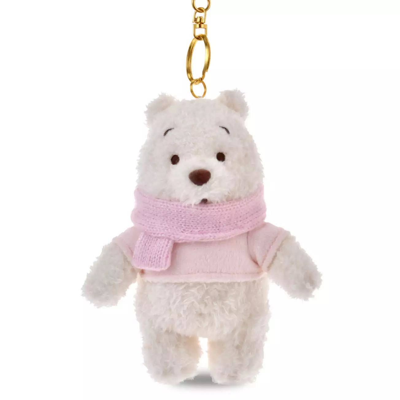 Disney Store JP | WHITE POOH Reversible Plush Keychain - Winnie the Pooh