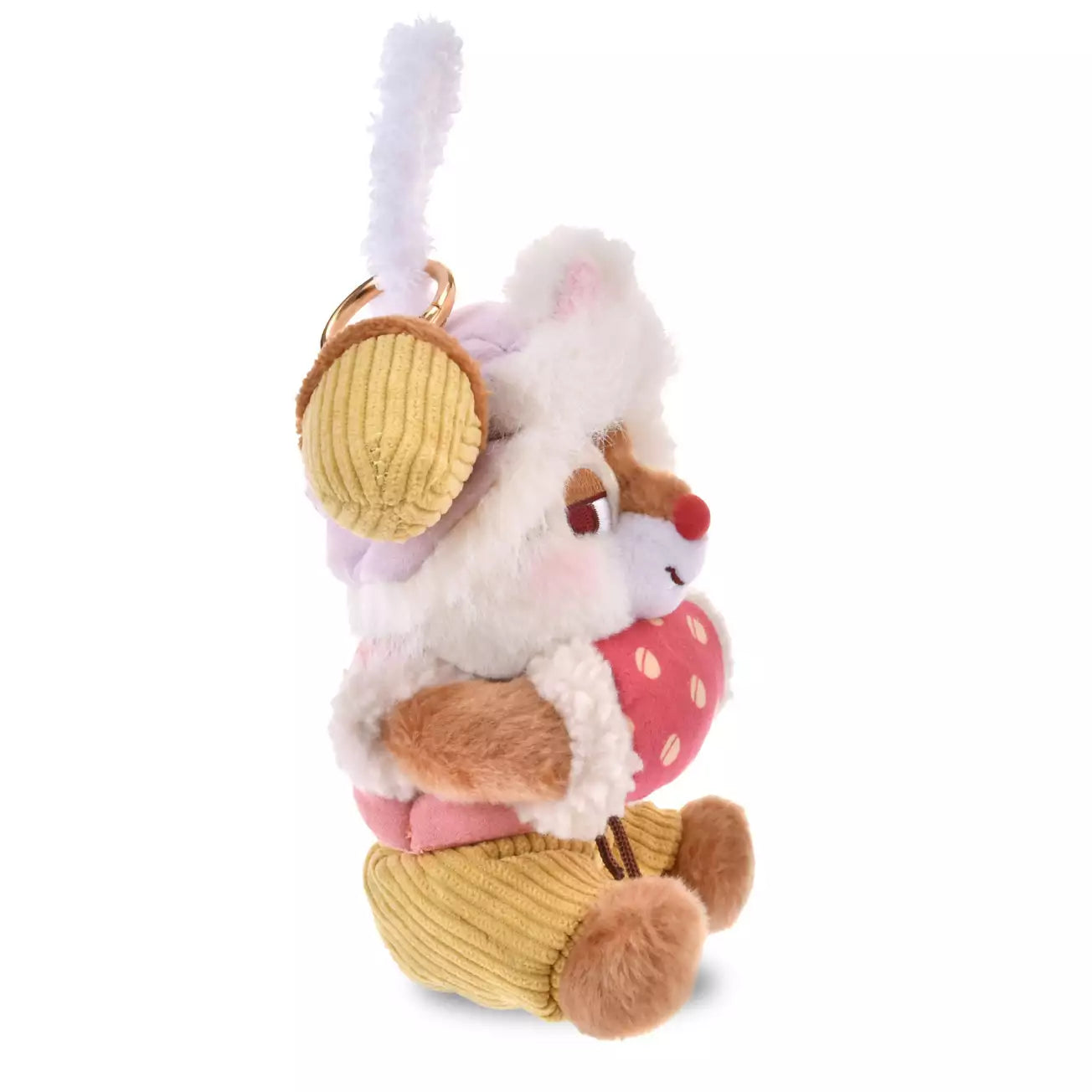 Disney Store JP | Winter CHIP ‘N DALE Plush Keychain - Dale