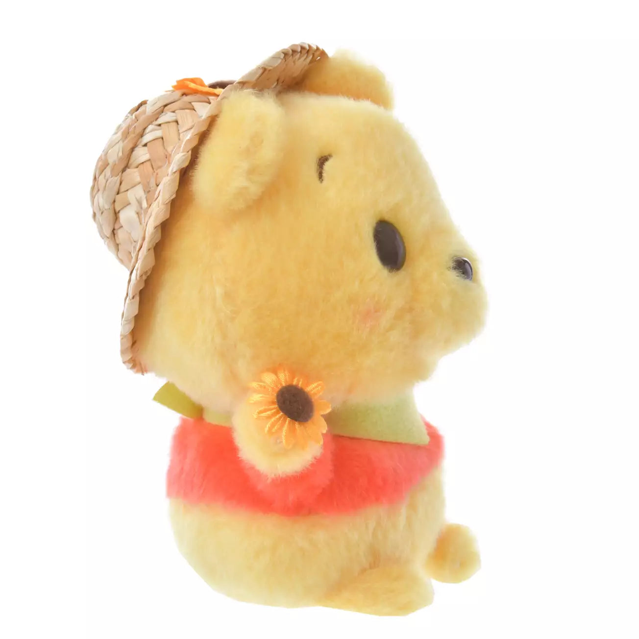 Disney | Pooh Urupocha-Chan Straw Hat Plush Toy