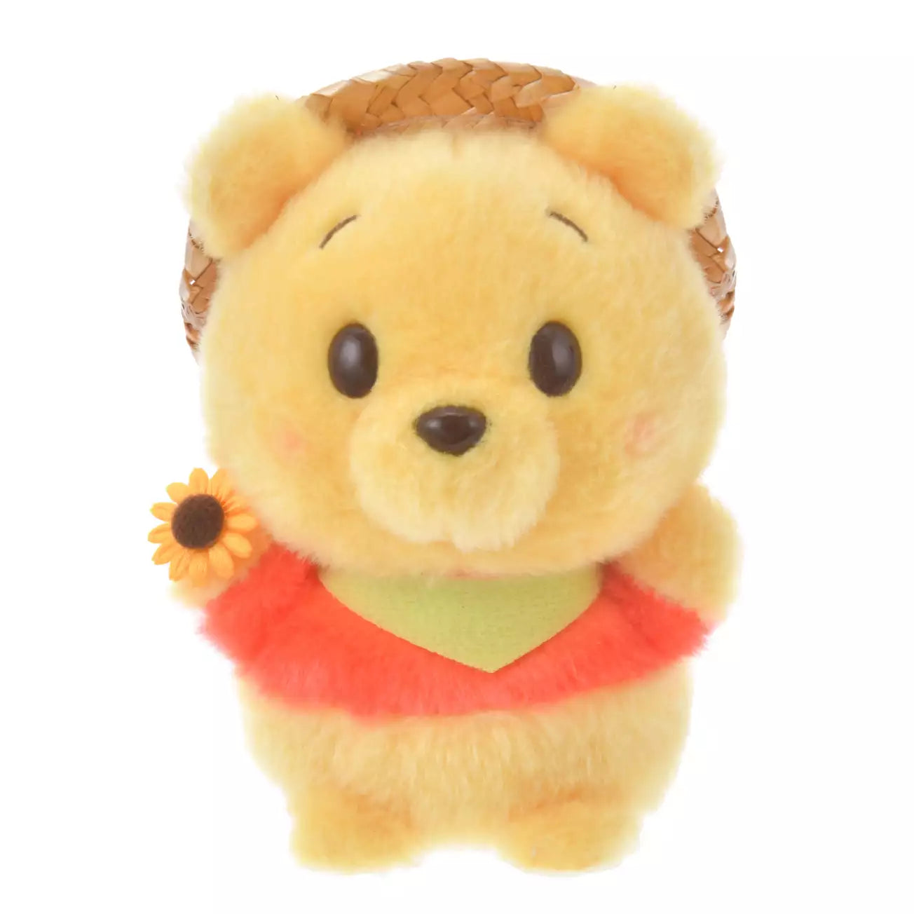 Disney | Pooh Urupocha-Chan Straw Hat Plush Toy