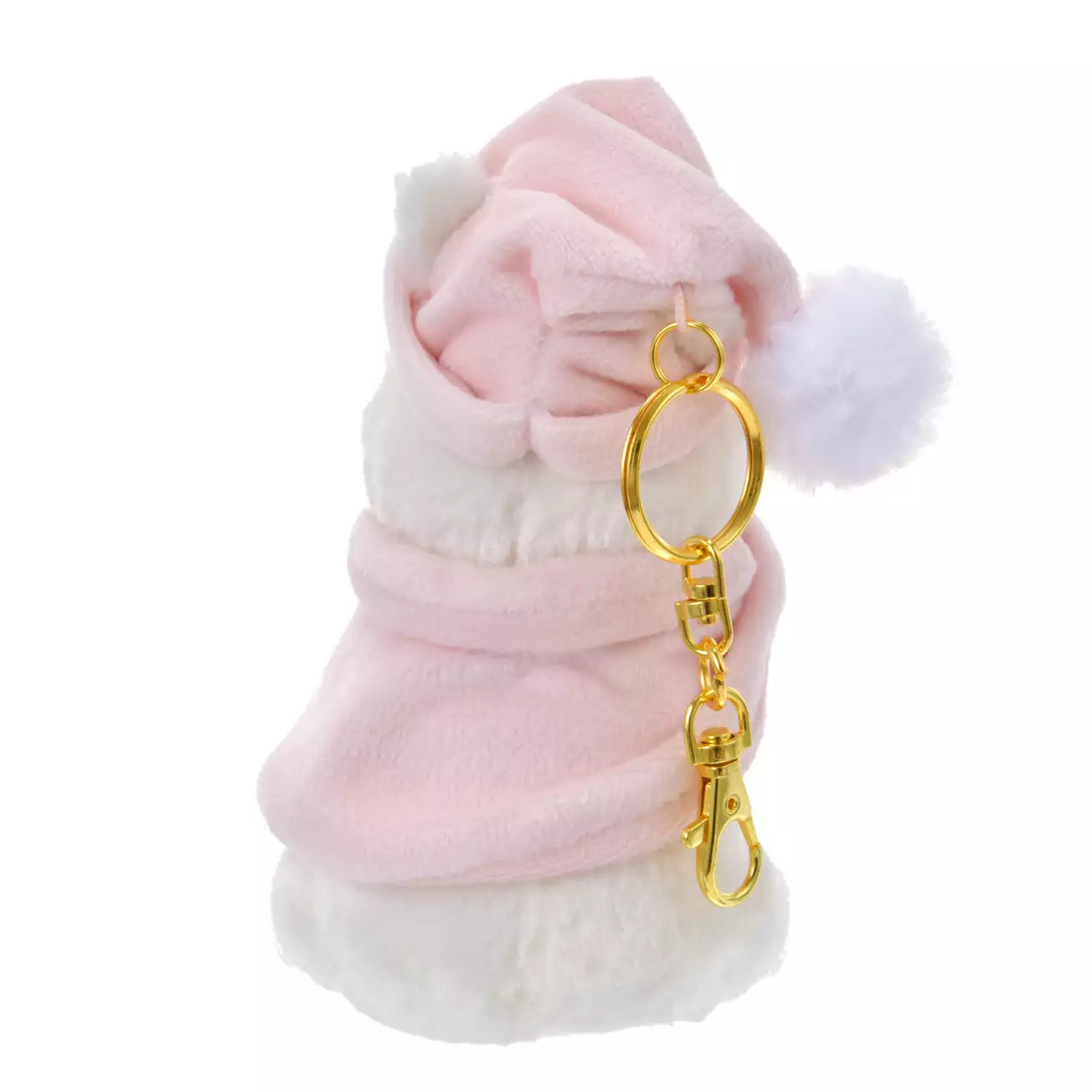 Disney | White Pooh Fruit Latte Color 2024 | Winnie the Pooh Stuffed Toy Keychain Pink