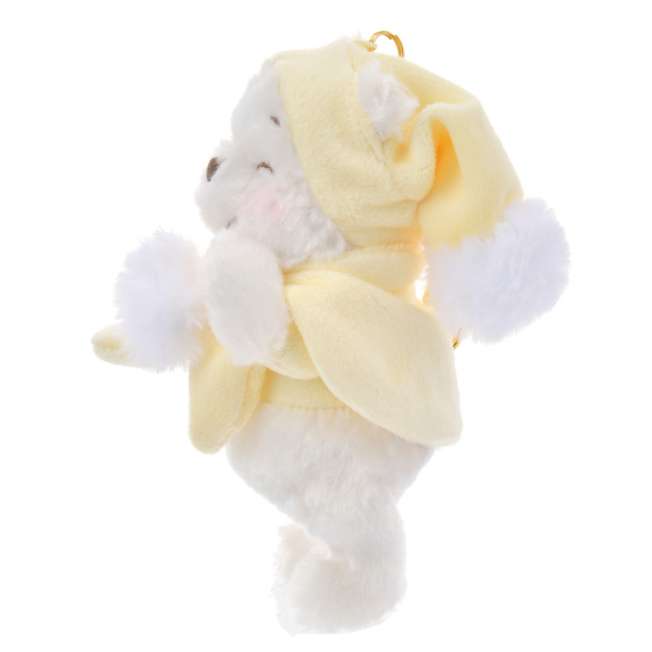 Disney | White Pooh Fruit Latte Color 2024 | Winnie the Pooh Stuffed Toy Keychain Yellow