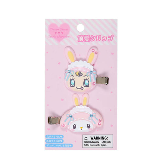 Sanrio | Mezzo Piano x Sanrio Characters Bangs Clip Set of 2 - My Melody