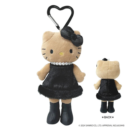 Sanrio NIC | Hello Kitty Style Up Plush Keychain - Sunburn Black Ver.