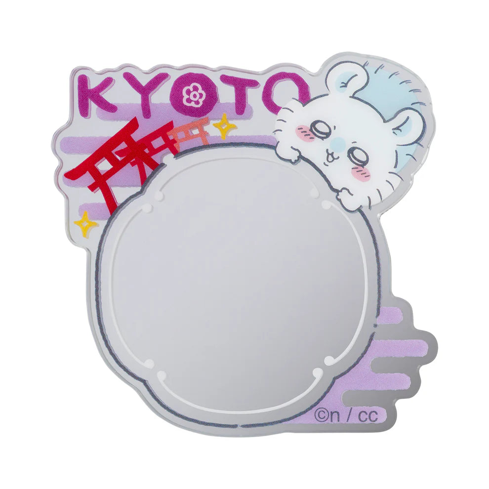 Chiikawa's | Chiikawa Mogumogu Honpo | Fushimi Inari Taisha Limited | Trading Mirror Stickers Blind Box (10 Types Box)