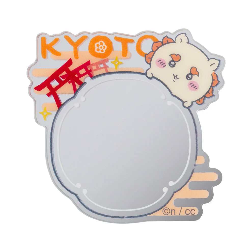 Chiikawa's | Chiikawa Mogumogu Honpo | Fushimi Inari Taisha Limited | Trading Mirror Stickers Blind Box (10 Types Box)